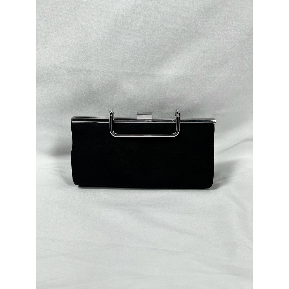 Liz Claiborne Vintage Clutch - Black and Silver